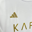 Conjunto Infantil Al Nassr III 24/25 - Branco e Dourado