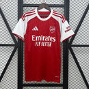 Camisa Arsenal Home 25/26  Masculina - Vermelha